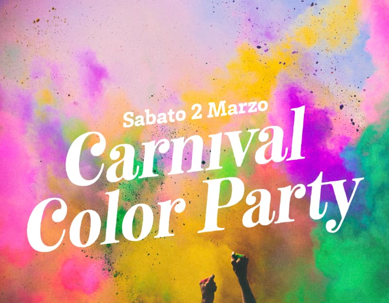 Carnival Color Party: il carnevale più colorato è all’Edenlandia
