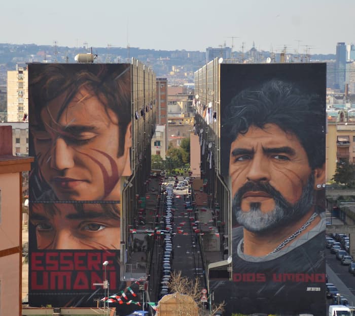 Universiadi, Jorit in agguato jorit e il murale per le universiadi