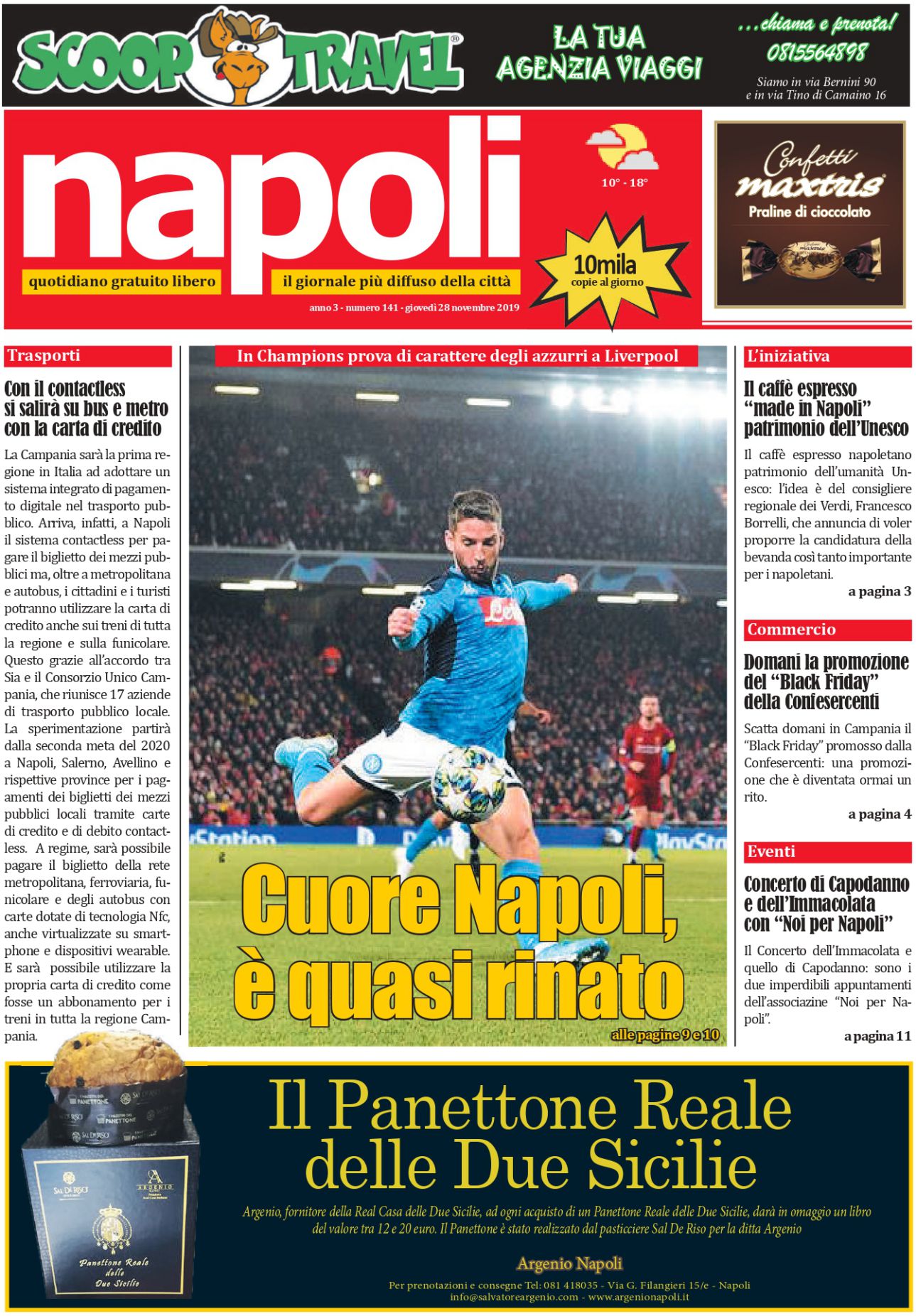 Sfoglia il giornale di oggi giovedì 28 novembre
