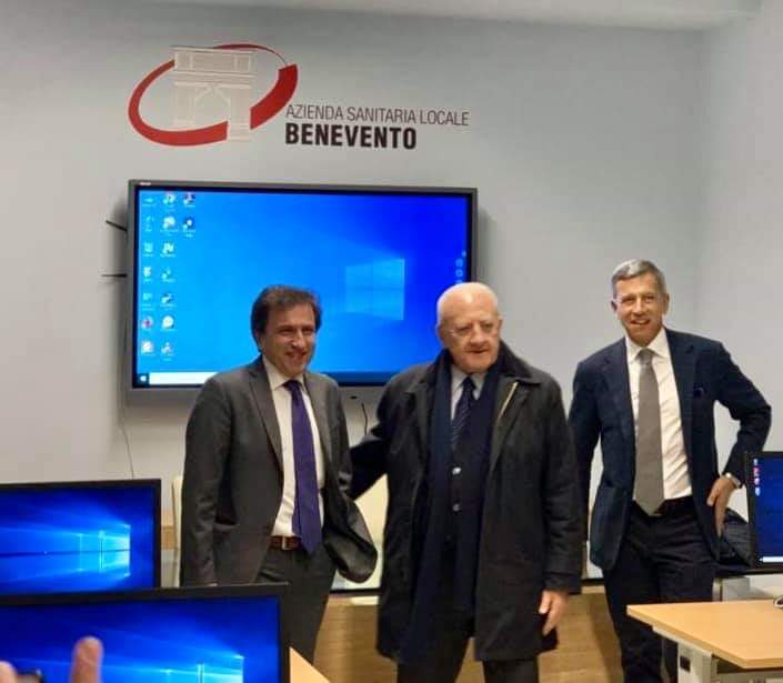 All’Asl Benevento conferenza stampa sulla Organizzazione dell’Emergenza Territoriale . Volpe ha  ringraziato tutti gli operatori.