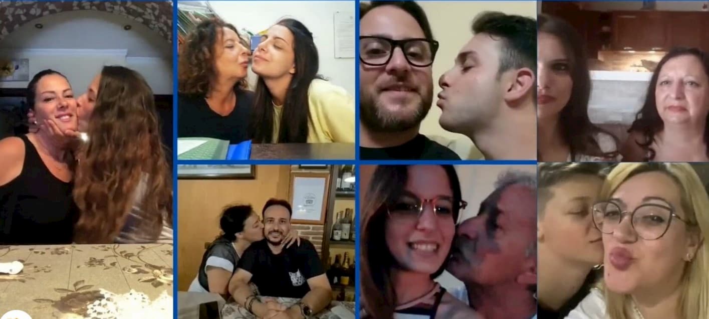 World kissing day, in un video della cooperativa Eco onlus il racconto del bacio al tempo del Coronavirus