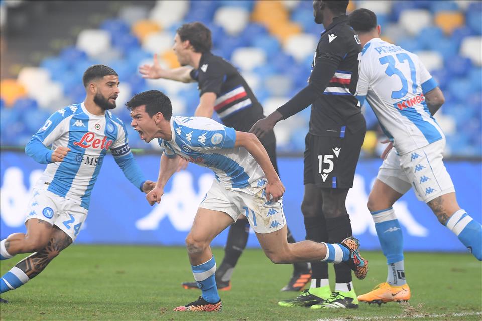 Napoli batte Sampdoria 2-1 in rimonta, prima vittoria nello stadio Diego Armando Maradona