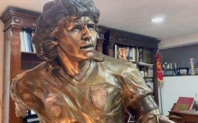 Stadio Maradona, oggi l’inaugurazione della statua per Diego
