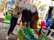 Prove di festeggiamenti: anche a Sorrento si gioisce con una grande torta a forma di scudetto…