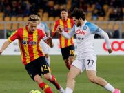 Parziale primo tempo Lecce-Napoli 0-1, azzurri in vantaggio con Di Lorenzo