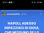 Il figlio di Spalletti esulta: “Napoli, adesso impazzisci di gioia”