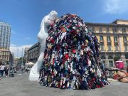 La Venere degli Stracci di Michelangelo Pistoletto in mostra a Piazza Municipioio La Venere
