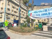 Terminata la rimozione degli addobbi per lo scudetto, striscioni rimossi per una lunghezza pari a 400 campi di calcio…