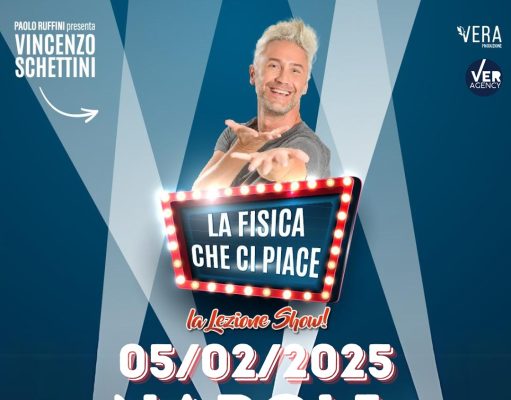 “La Fisica che ci piace”, la lezione show del prof. Vincenzo Schettini arriva al Teatro Acacia di Napoli, il 5 febbraio