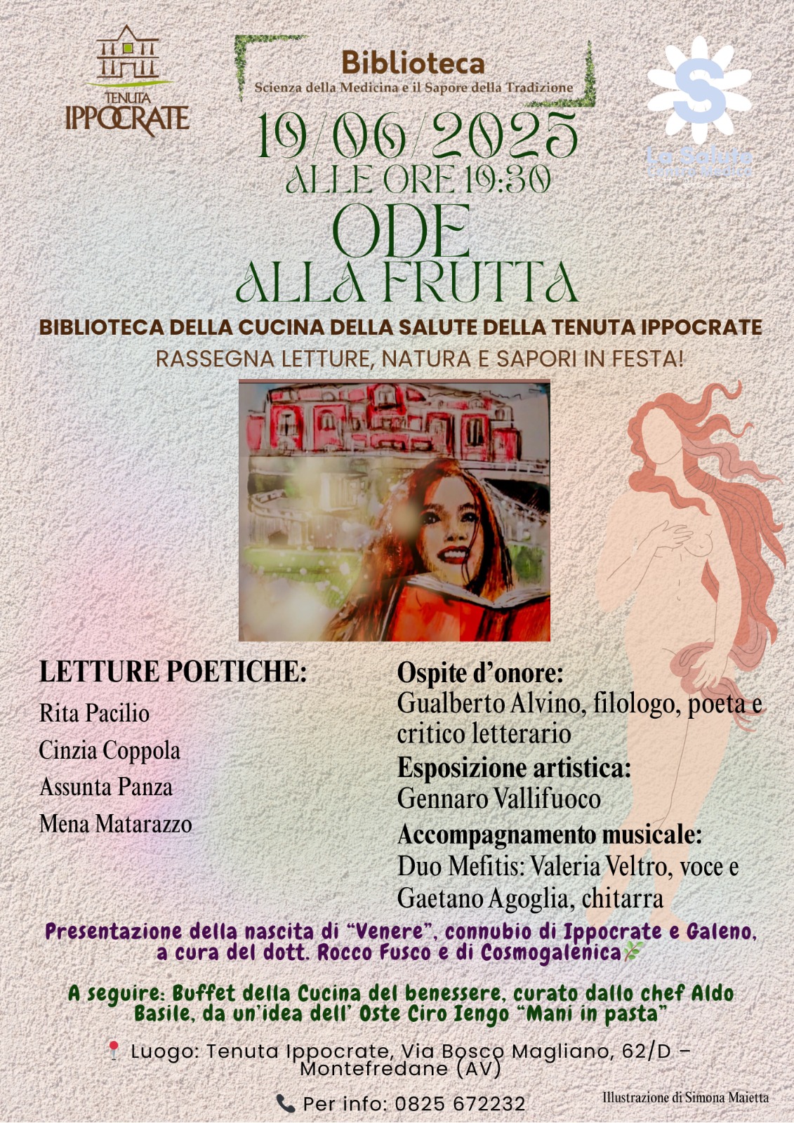 Un’ode alla vita, tra versi, sapori, bellezza e arte alla Tenuta Ippocrate a Montefredane