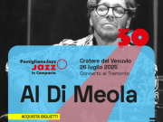 Al Di Meola, concerto speciale sul cratere del Vesuvio, il 26 luglio per la 30esima edizione del festival Pomigliano Jazz