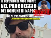 Parcheggio del Comune abbandonato a Chiaiano: auto rubate, spreco di soldi pubblici e minacce al giornalista Migliaccio dopo la sua inchiesta