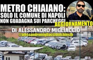 Chiaiano, parcheggio sequestrato vicino alla metropolitana: l’inchiesta del giornalista Alessandro Migliaccio e l’intervento della Polizia Municipale