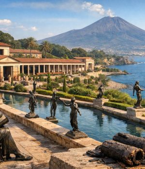 La Villa dei Papiri, la grande dimora romana diventata leggenda