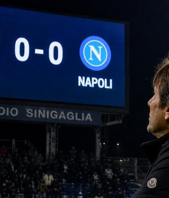 Como–Napoli 0-0, Conte: “Buona prestazione su un campo difficile”