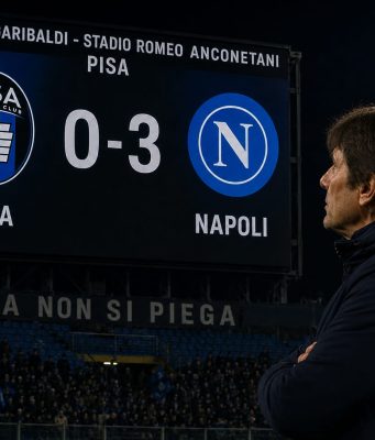 Pisa–Napoli 0-3, Conte: “Stagione complessa, ma il gruppo ha dimostrato valore. Champions meritata”
