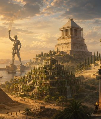 Le sette meraviglie del mondo antico: viaggio tra pietra, mito e desiderio d’eternità Le sette meraviglie del mondo antico: viaggio tra pietra, mito e desiderio d’eternità