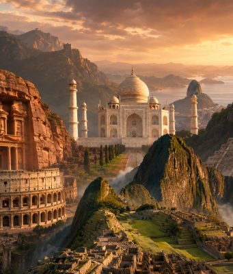 Le sette meraviglie del mondo moderno: viaggio tra pietra, fede e memoria dell’umanità Le sette meraviglie del mondo moderno: viaggio tra pietra, fede e memoria dell’umanità