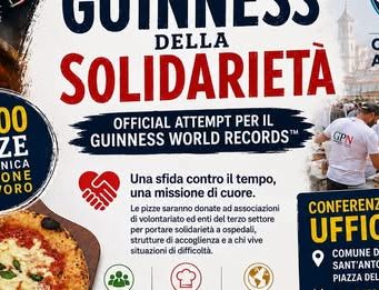 Sant’Antonio Abate nella storia: il 30 giugno si punta al Guinness World Record con la pizza della solidarietà