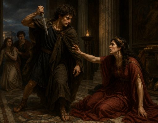 Il matricidio di Oreste: il mito della vendetta che diventa giustizia Il matricidio di Oreste: il mito greco degli Atridi tra Clitennestra, Agamennone, le Erinni e il passaggio dalla vendetta alla giustizia.