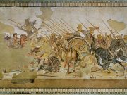 In uscita un testo sull’interpretazione persiana del Mosaico di Isso Il Mosaico di Isso in restauro al MANN
