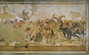 Il Mosaico di Isso in restauro al MANN