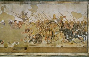 In uscita un testo sull’interpretazione persiana del Mosaico di Isso Il Mosaico di Isso in restauro al MANN