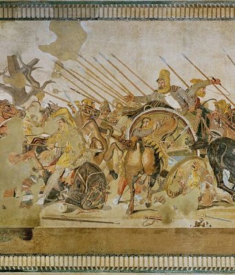 In uscita un testo sull’interpretazione persiana del Mosaico di Isso Il Mosaico di Isso in restauro al MANN