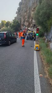 Riaperta a statale 163