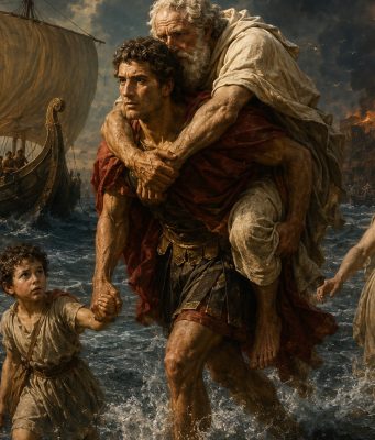 Eneide, prima parte: da Troia all’Ade, il viaggio di Enea verso l’Italia L’Eneide: la caduta di Troia e il viaggio di Enea verso l’Italia