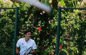 King Roger gioca tra le falesie dell’Hotel San Pietro di Positano Federer gioca in Costiera amalfitana