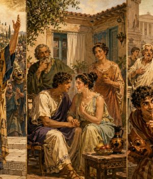 Aristofane, Menandro e Plauto: i grandi maestri della commedia antica