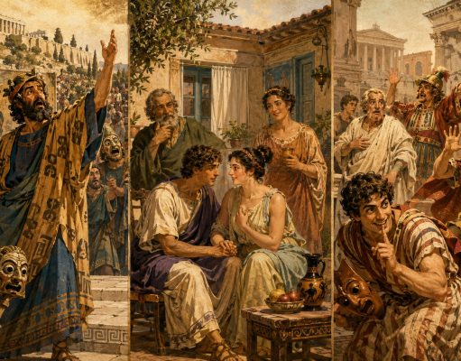 Aristofane, Menandro e Plauto: i grandi maestri della commedia antica Aristofane, Menandro e Plauto: i grandi maestri della commedia antica