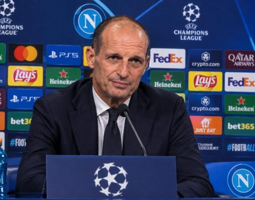 Napoli-Arsenal 0-1, Allegri: «Sono molto arrabbiato, ma dobbiamo rimanere sereni»
