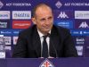 Fiorentina-Napoli 1-1, Allegri: «Se usciamo contenti dal campo è un problema. Dobbiamo essere arrabbiati»