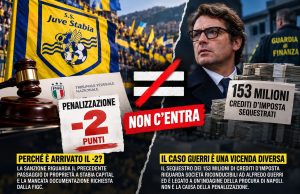 Juve Stabia, perché è arrivato il -2: la penalizzazione non c’entra con il caso Guerri