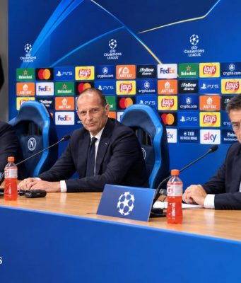 Napoli-Bodø/Glimt 4-3, Allegri: «Dobbiamo migliorare in difesa»