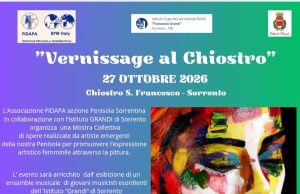 “Donne in arte”, vernissage al Chiostro di Sorrento Locandina "Donne in arte" mi ostra collettiva al femminile